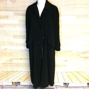 Regent Park Women's Black Trench Coat w/Zip Out Lining 10 Petite